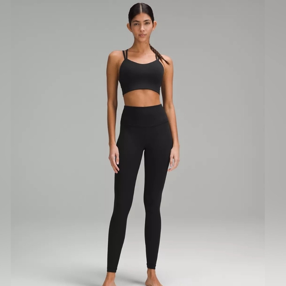 Lululemon Like a Cloud Longline Bra B/C (Black) Size 8